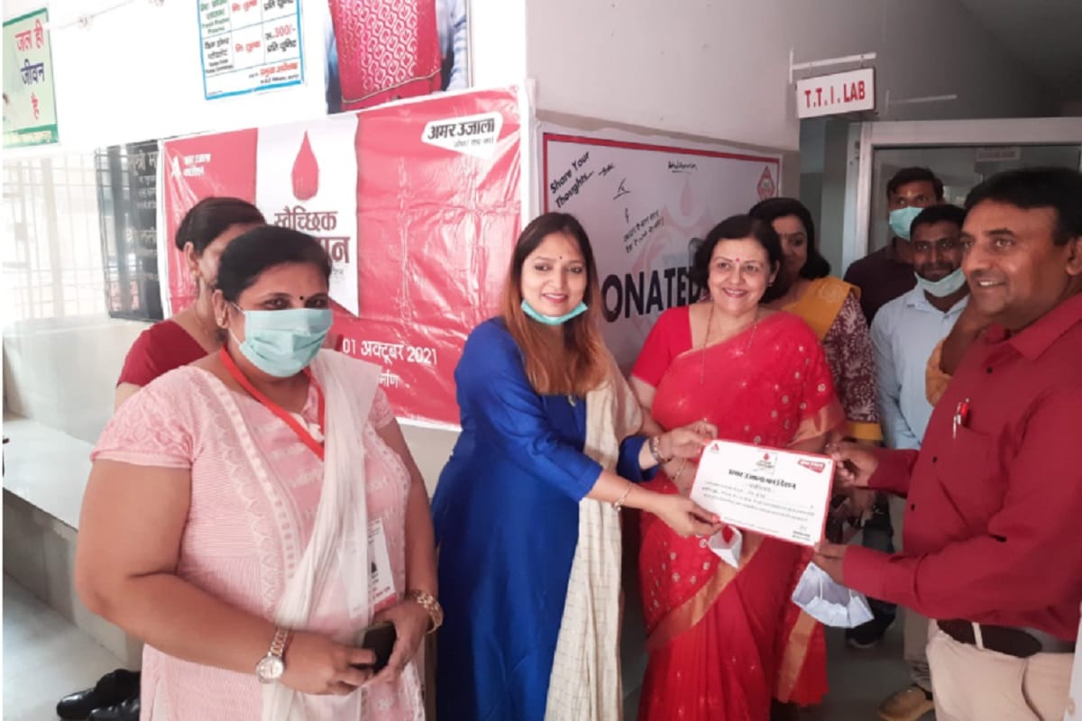 National Voluntary Blood Donation Day 2021: Blood Donation camp by Amar Ujala Foundation in Saharanpur, Muzaffarnagar, Baghpat and Bijnor and see photos