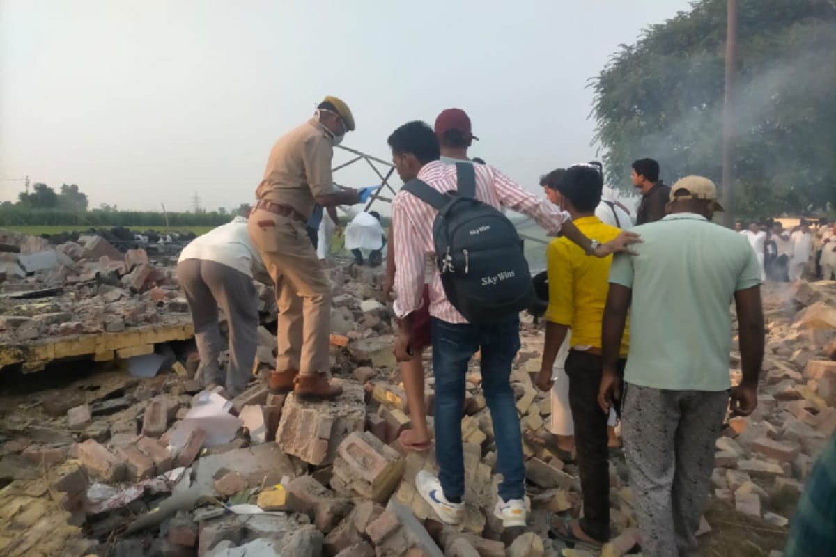 Shamli News: Big blast in a illegal factory four people died and see photos