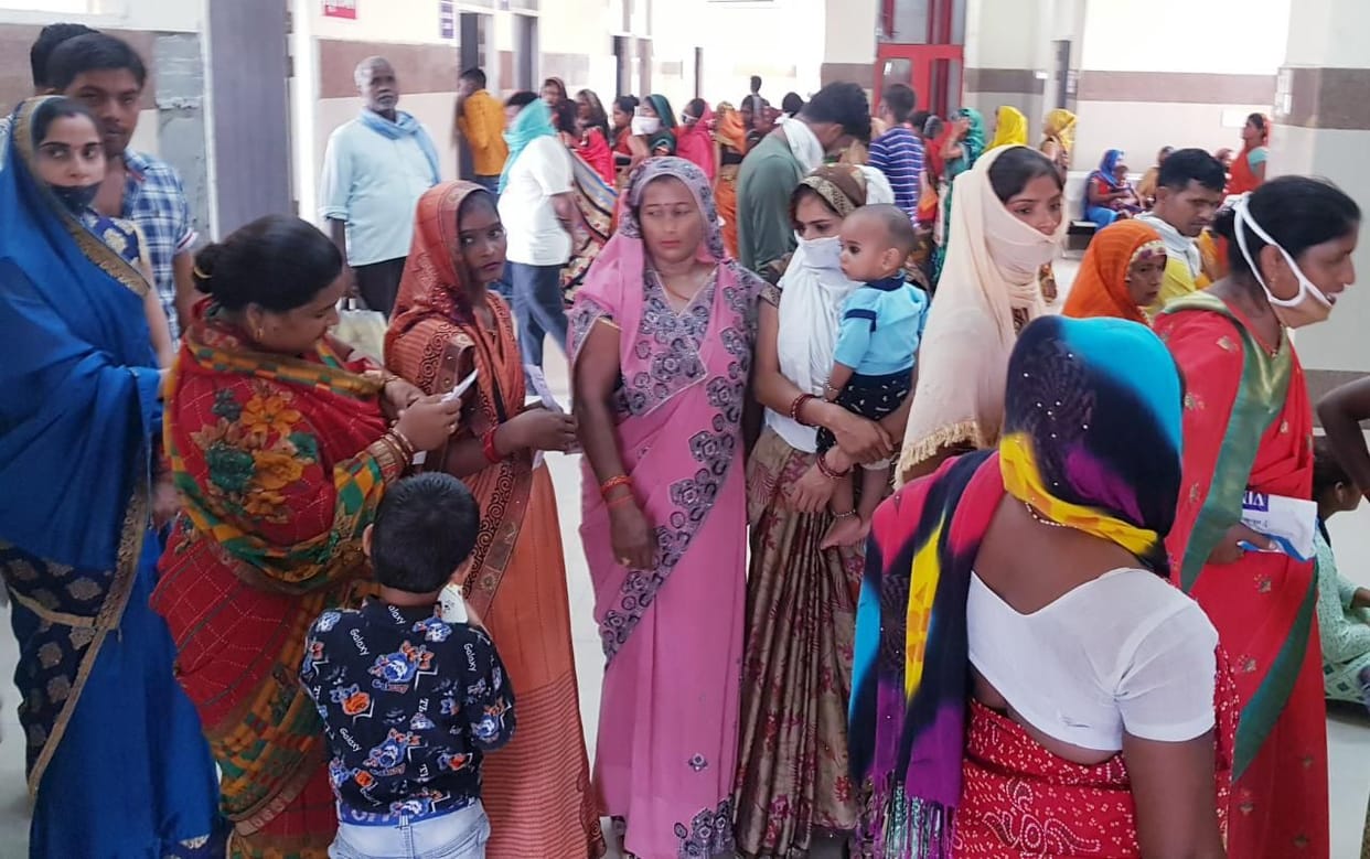 Plenty of patients in OPD, doctor absent