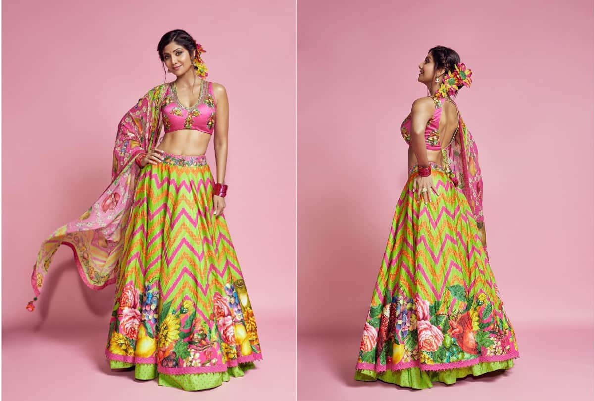 Shilpa Shetty Latest Saree Style Yellow Saree Look Photos