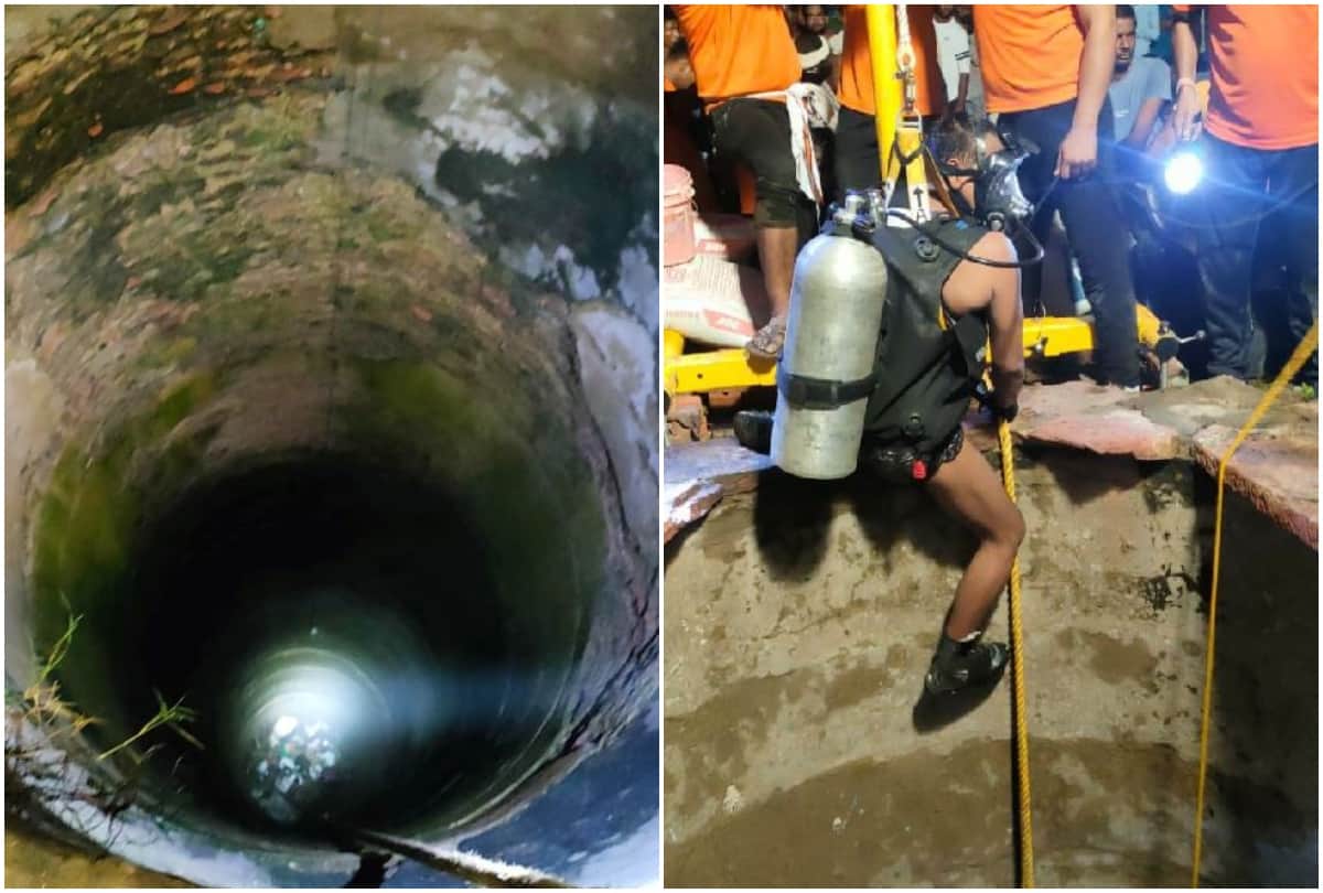 two men died after falling into well in samaremau village of agra