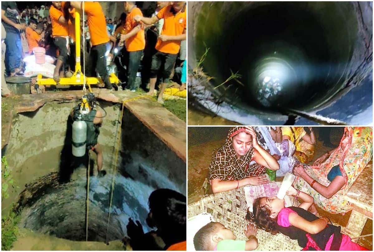 two men died after falling into well in samaremau village of agra