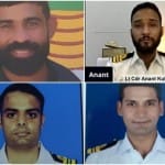 नौसेना के चार अफसरों के मिले शव