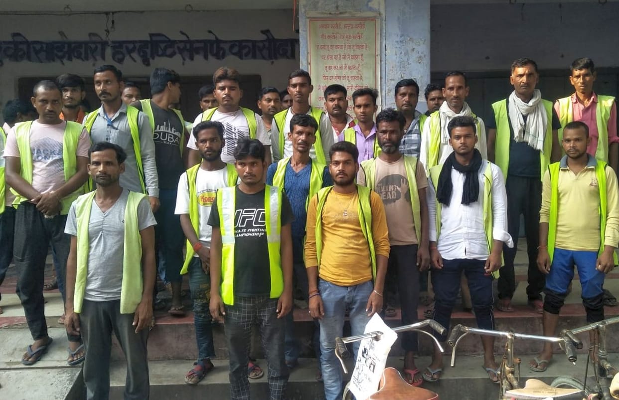 companys contract cancelled, sanitation workers agitated, stir
