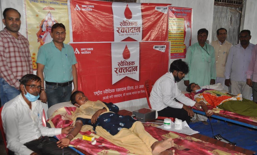 27 great donors donated blood