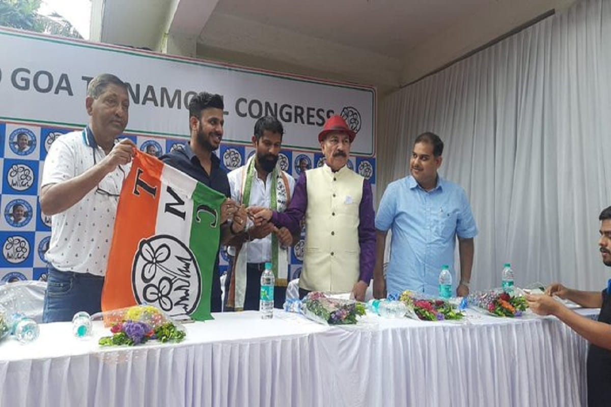 Boxer Lenny Da Gama and former India defender (football) Denzil Franco join Trinamool Congress in Goa