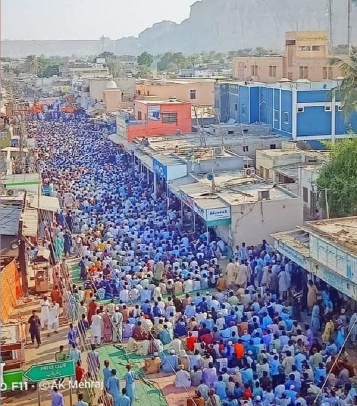 Demonstrations for basic facilities like drinking water, educational facilities in Gwadar and Turbat of Pakistan