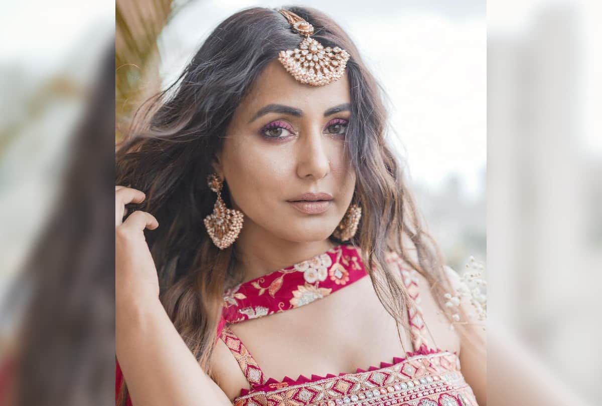 Hina Khan Birthday Look In Lehenga Photos of Traditional Outfit