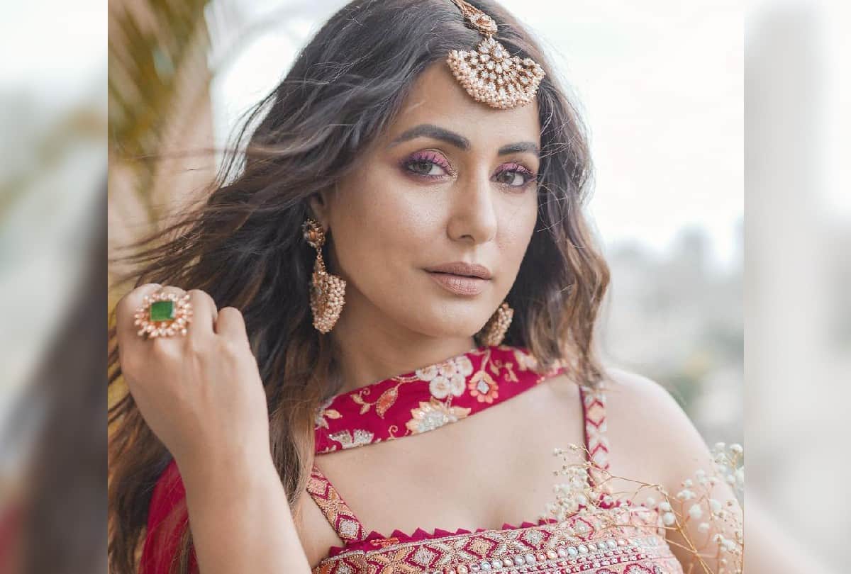 Hina Khan Birthday Look In Lehenga Photos of Traditional Outfit
