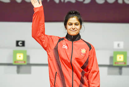 मनु भाकर के नाम दूसरा स्वर्ण पदक।