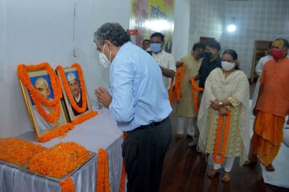 Mahatma Gandhi and lal bahadur Shastri Jayanti celebrated in varanasi