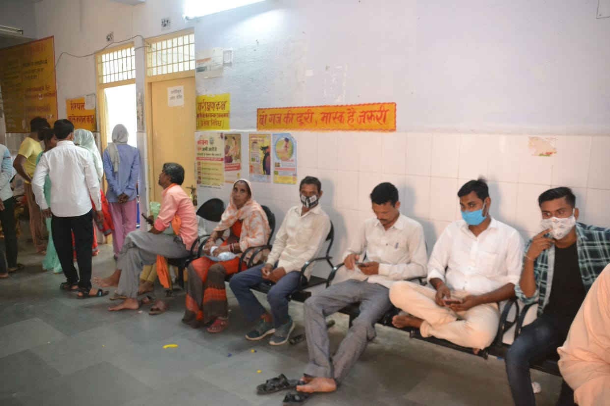 CBC investigation of patients was not done due to CPU blowing in the pathology of the district hospital