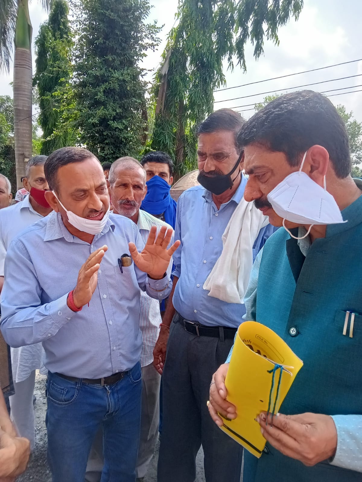 Will also fight with government to get justice for the fourlane affected ? Pathania