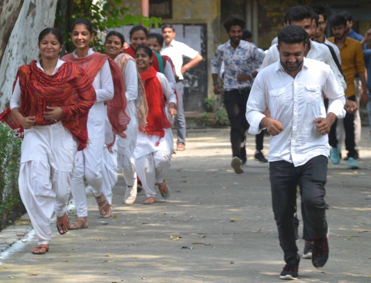 Aarti, Akash was first in Freedom Run