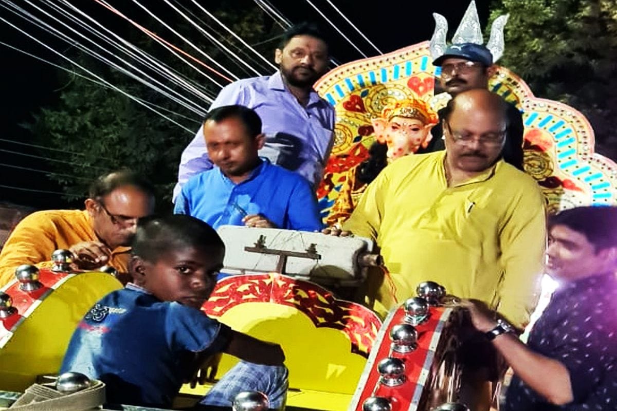 Ravana's cry taken out with Ganesh worship