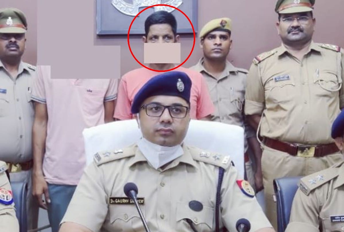 a man arrested for fraud in the name of police officer in mathura