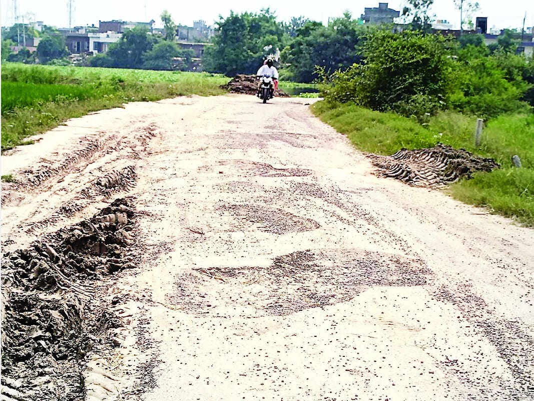 The roads connecting the mandis are dilapidated, how will the crops reach safely