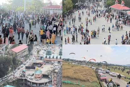 Tourism: Tourist rush at hill stations of himachal on weekends, Hotel packed in Hills Queen Shimla