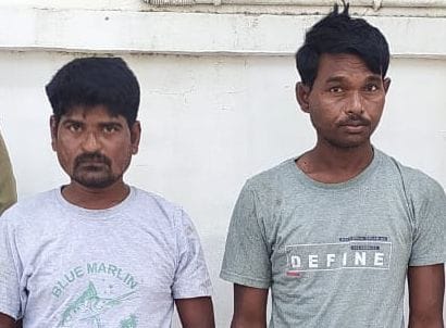 two dacoit held, jewellary an cash recovered