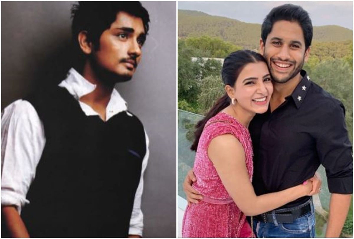 Samatha and naga announced separation after four years of marriage ex boyfriend actor sidharth tweet goes viral