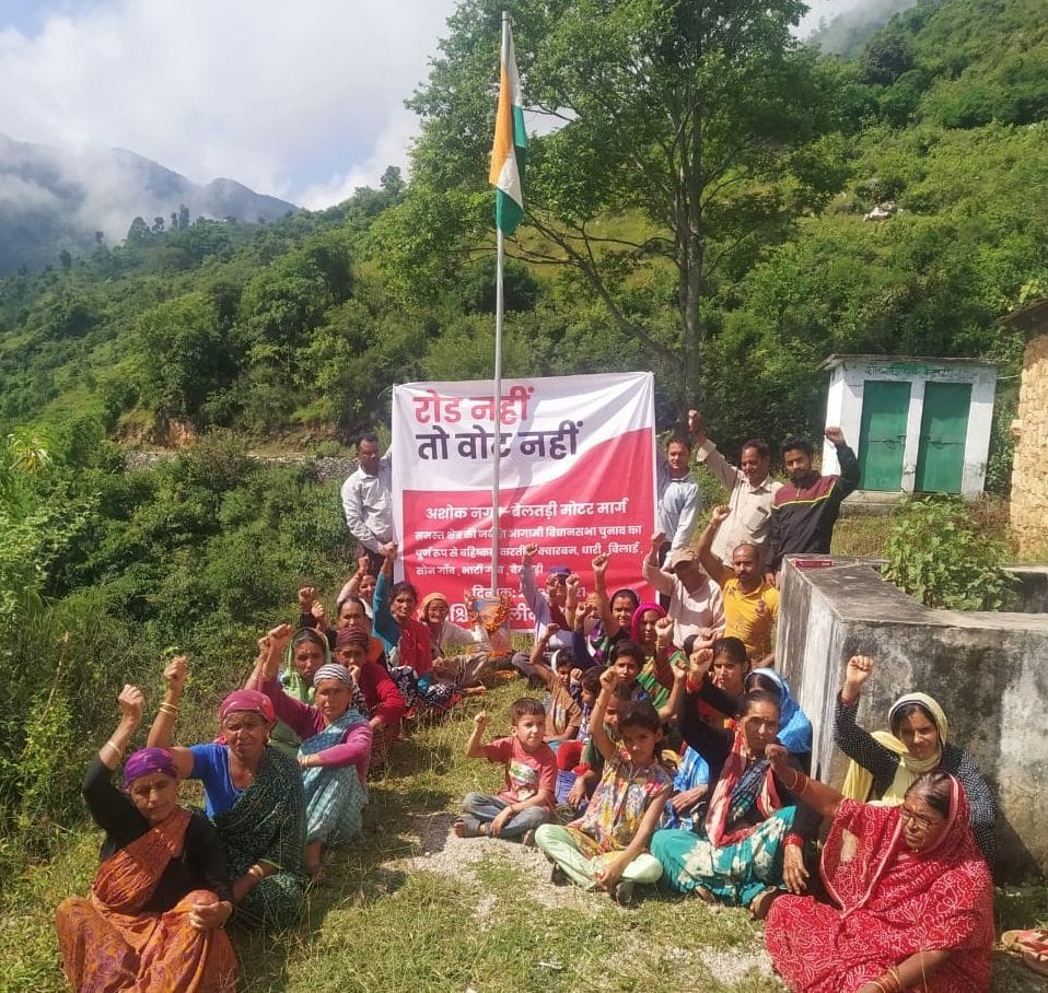 No Road No Vote in Moonakot