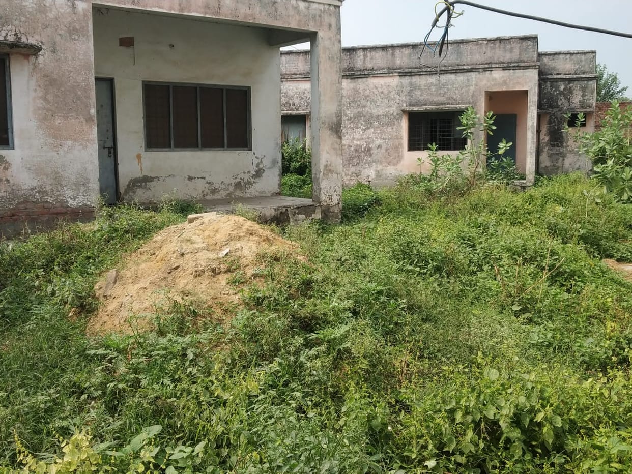 Akrauli PHC disease itself, infection growing in the drains of the village