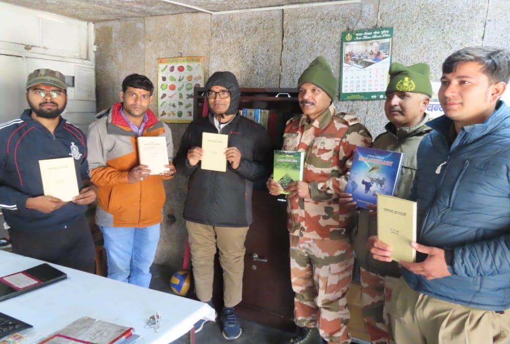 Soldiers posted in Nelang Valley got acquainted with the wildlife Soldiers posted in Nelang Valley got acquainted with the wildlife