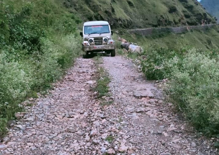 Bad Road in Rural Dharchula
