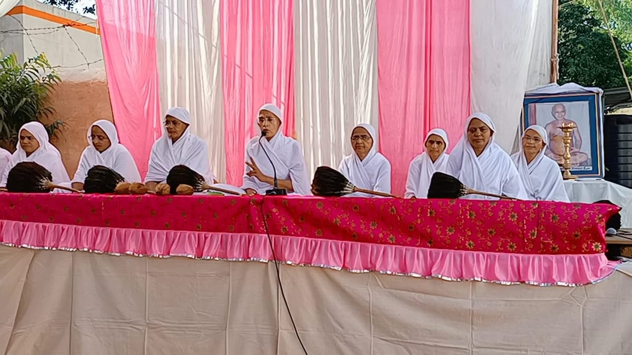 satsang in dictict jail, international non violance day