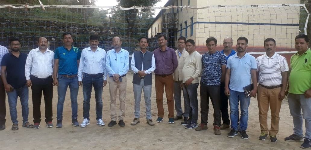 Vollyball in Garkha Village