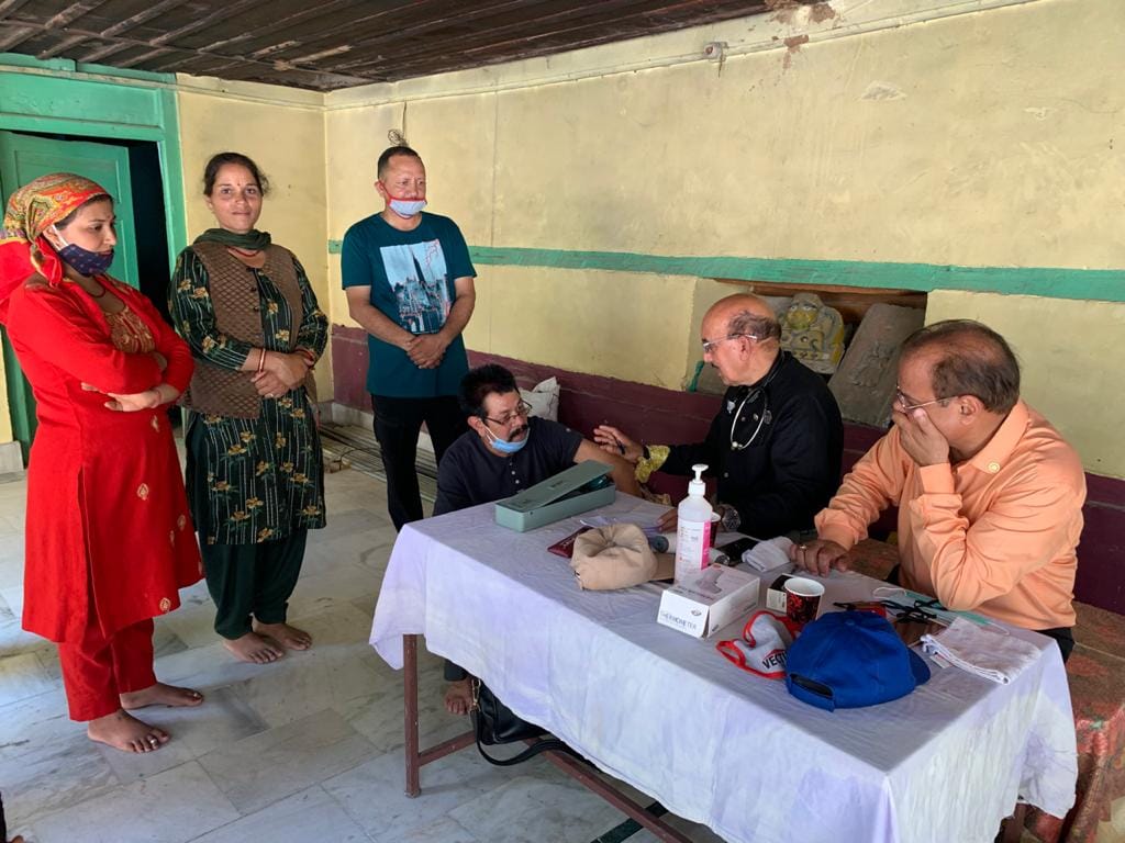 Camp in Pandoh, health checkup of 200 people