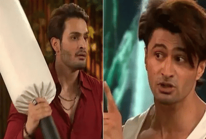 Bigg Boss 15: Contestants clash in front of Salman Khan at the premiere of the show Umar Riaz and Ishaan Sehgal argue