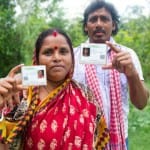 First Aadhaar card in India