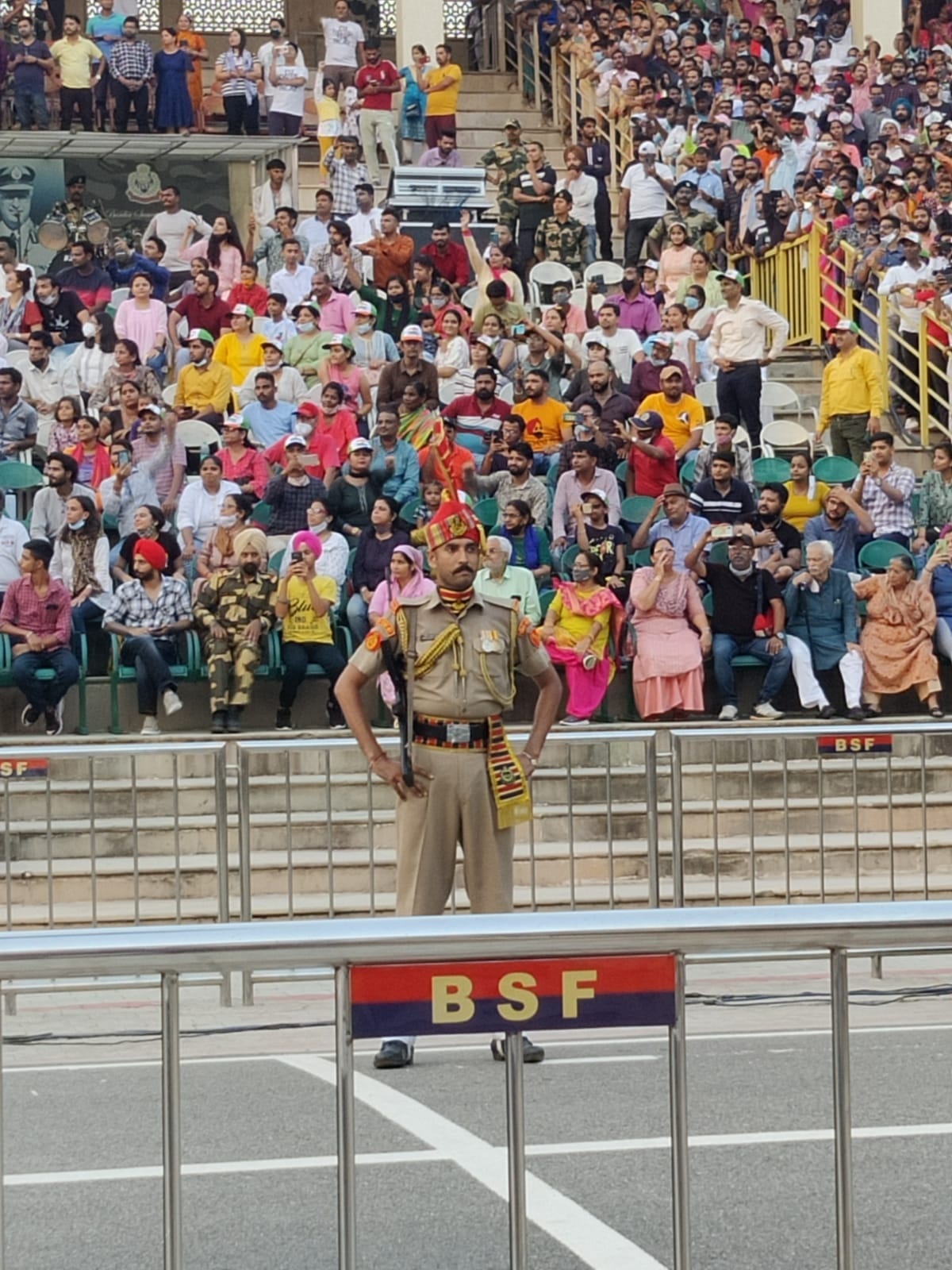 The wait to see the retreat ceremony on the Attari-Wagah border is over