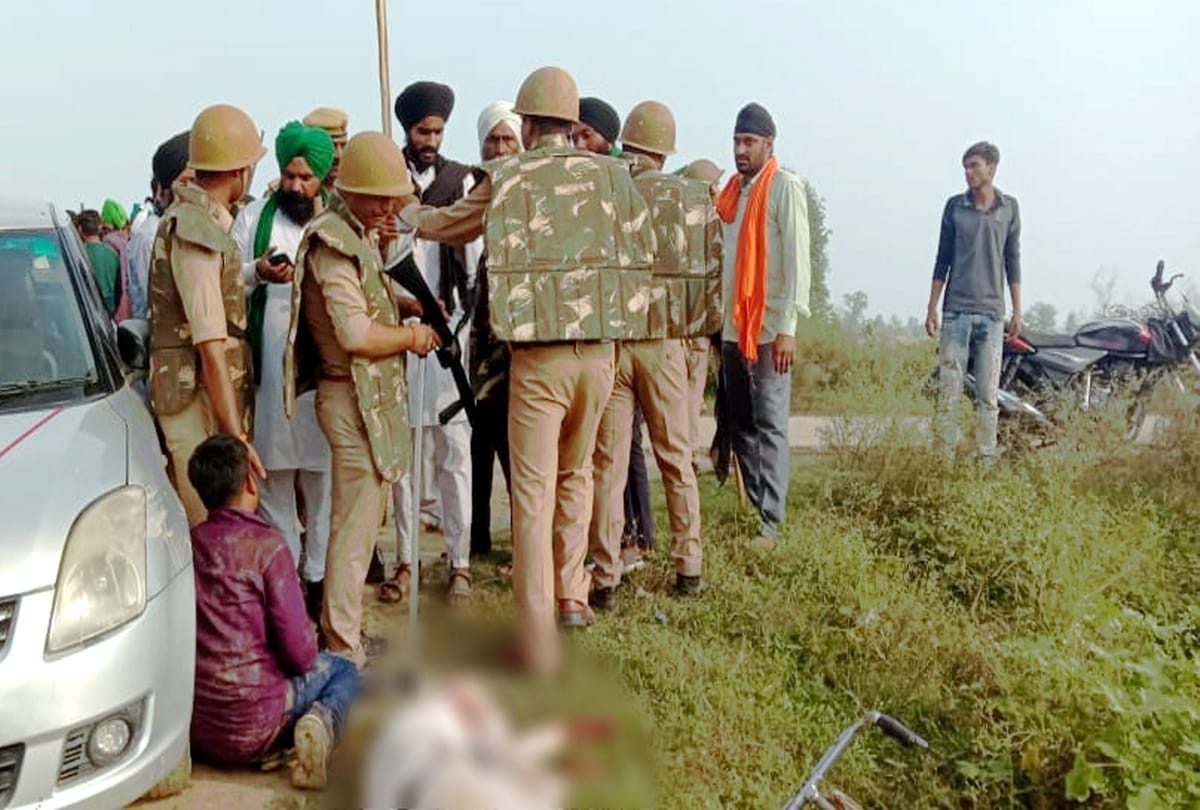 how the violence erupted in the farmers demonstration in lakhimpur kheri everyone kept silent about the incident