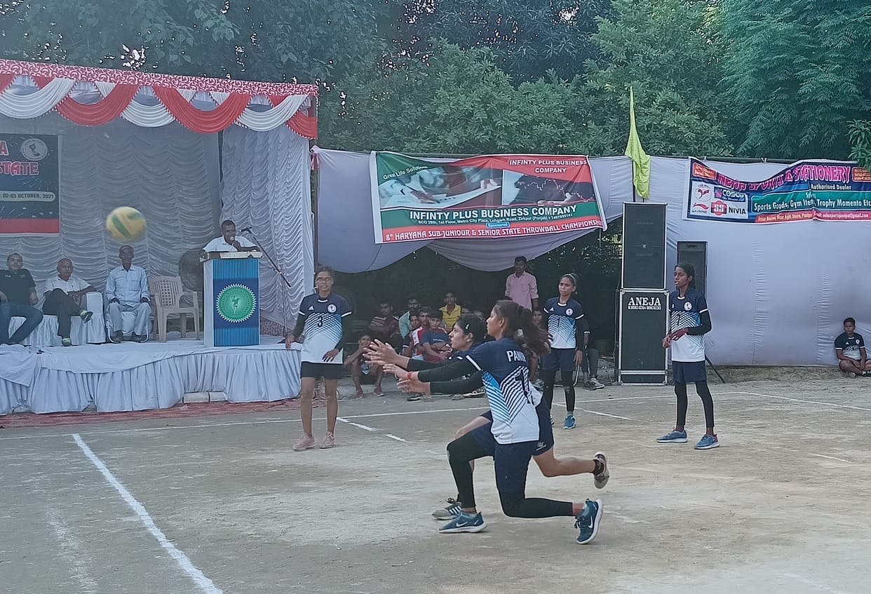 Panipat dominated in Throw Ball Championship, gold in 3 out of 4 matches and silver in one