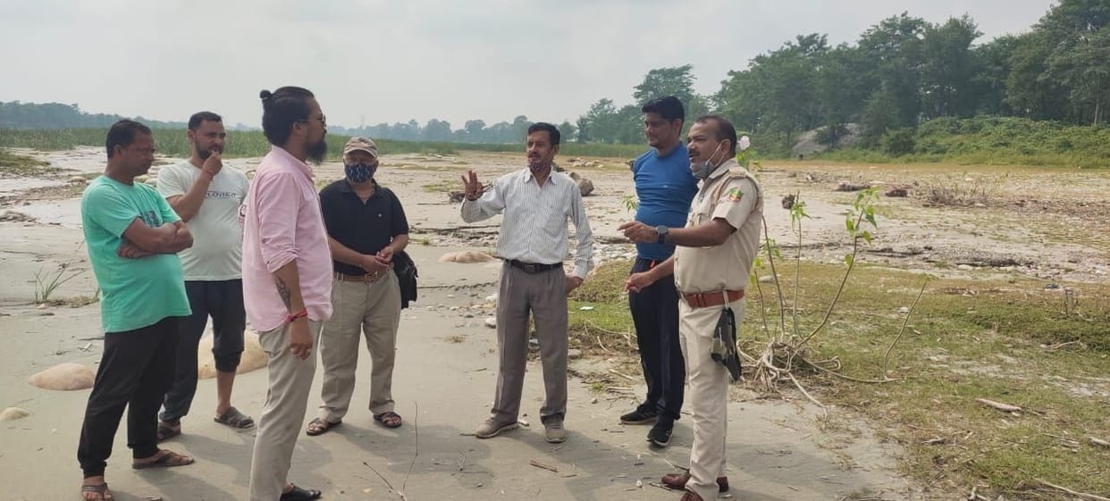 Khanan in Sharada River Tanakpur