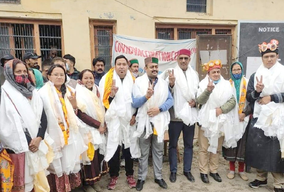 Election: Congress won in Lahaul-Spiti Zilla Parishad, four seats in BJP's account