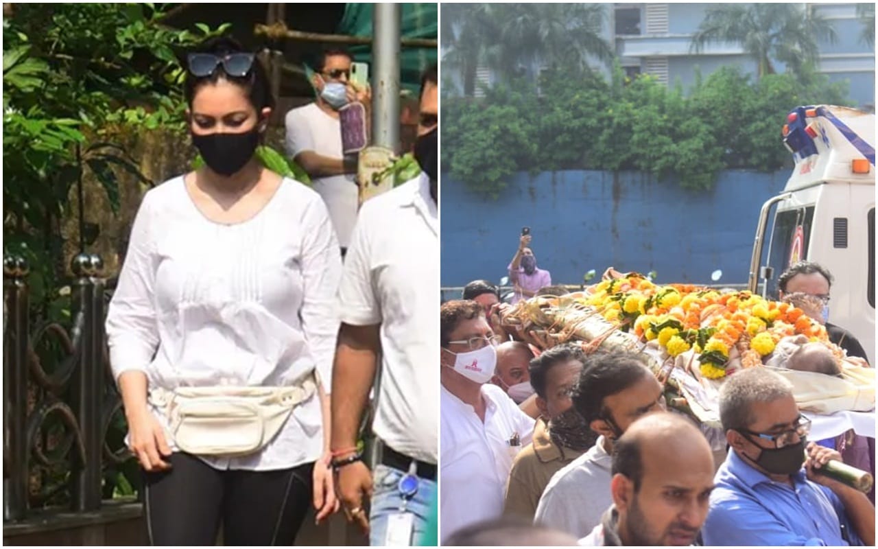 Ghanshyam Nayak aka nattu kaka Funeral dilip joshi munmun dutta asit modi bhavya gandhi TMKOC members spotted at actor's funeral