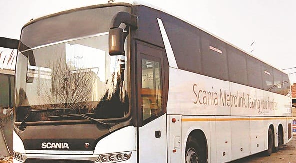 Hamirpur-Delhi volvo bus route eratined after one and half hour