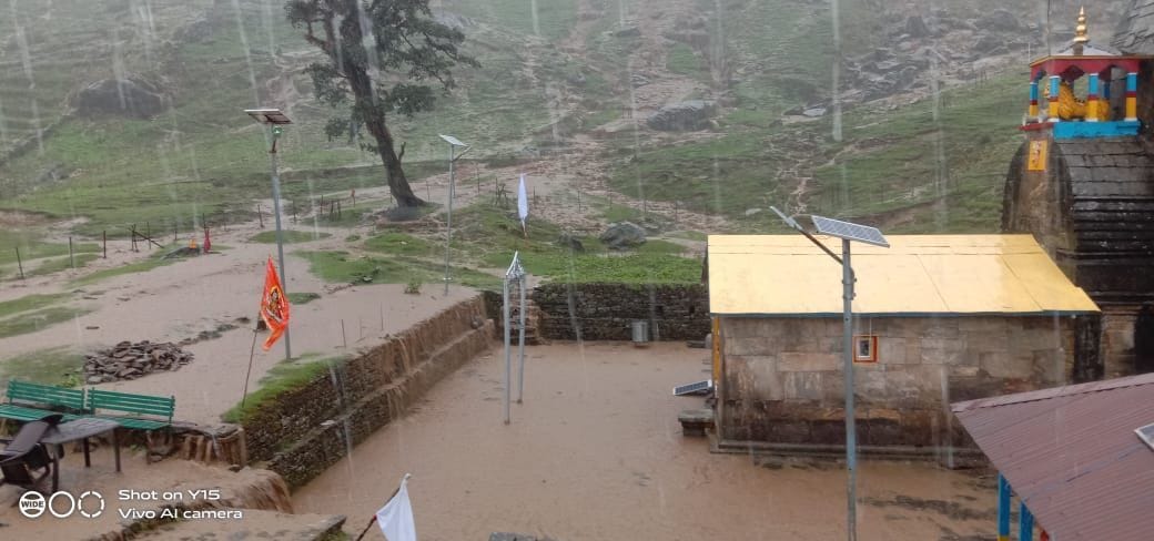 Water and debris entered the Madmaheshwar temple complex