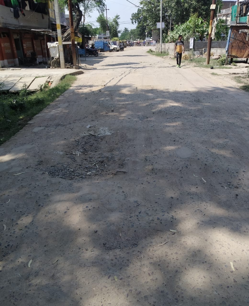 ghusyana to pisnari crossing, shabby road, maintinence