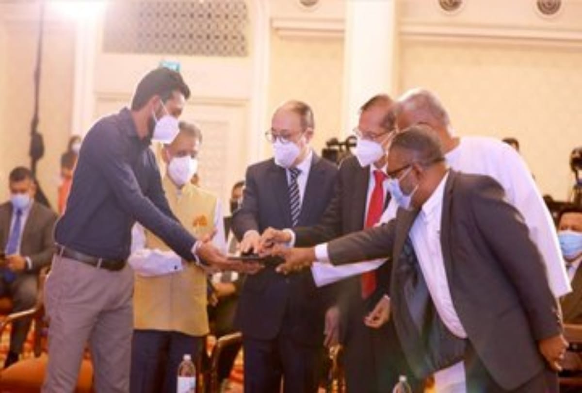 Foreign Secretary Harsh Shringla has jointly inaugurated four projects in the housing & education sectors with Sri Lankan Foreign Minister Prof GL Peiris