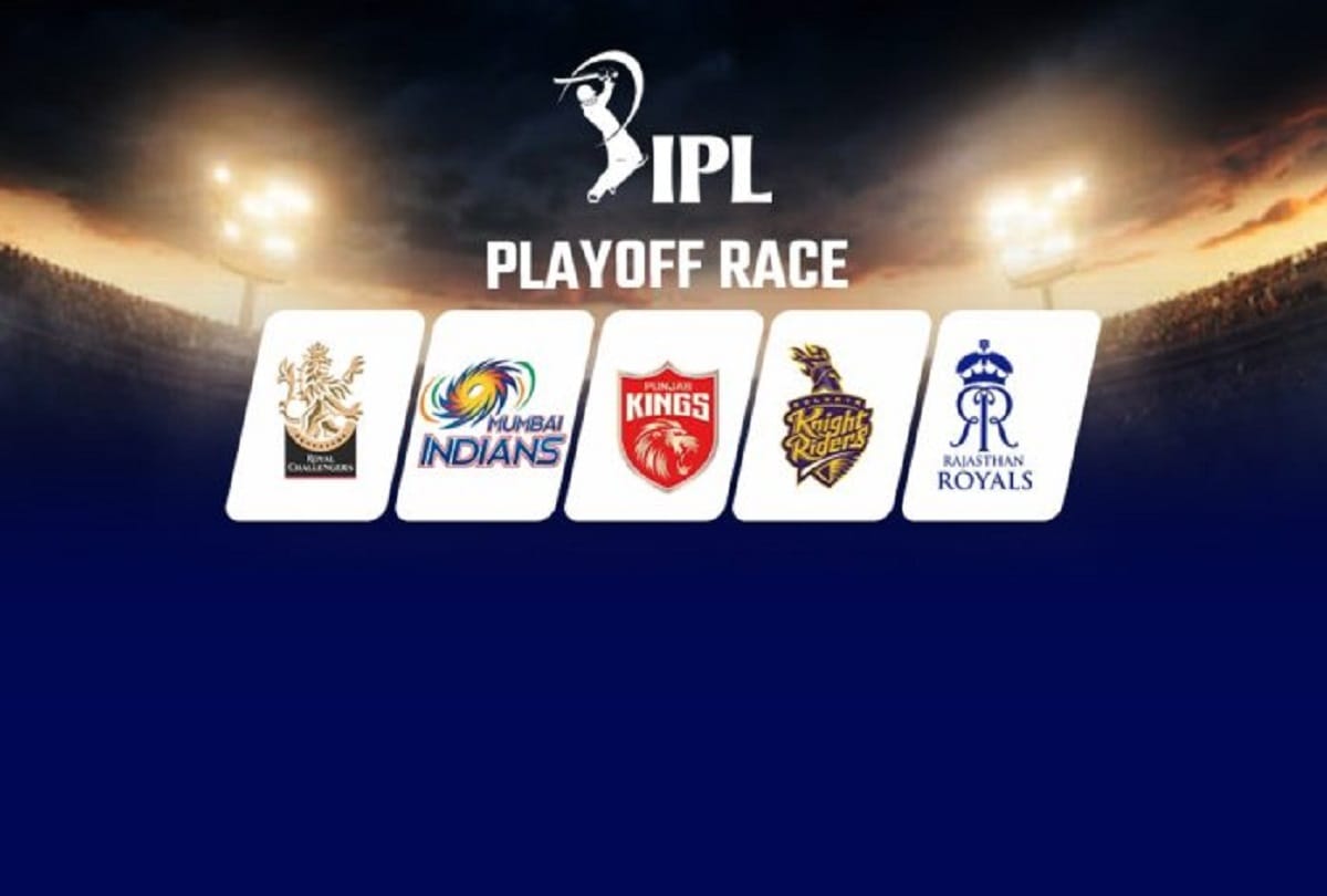 IPL 2021 7 league matches 4 teams 1 Playoff spot Check what KKR PBKS RR MI need to qualify for Playoffs