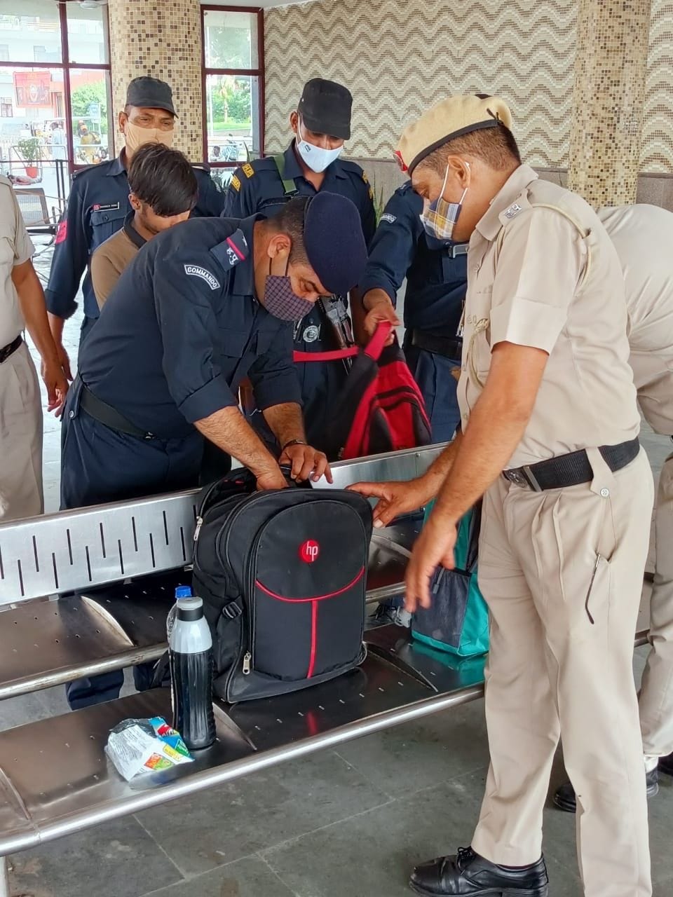 tighr security in ralway sration sonipat