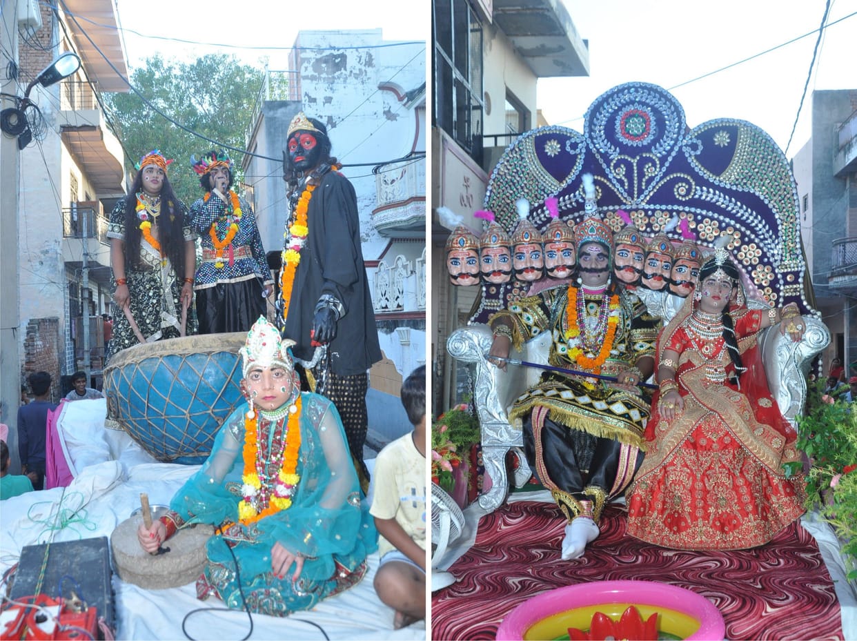 Ravan's ride taken out with pomp