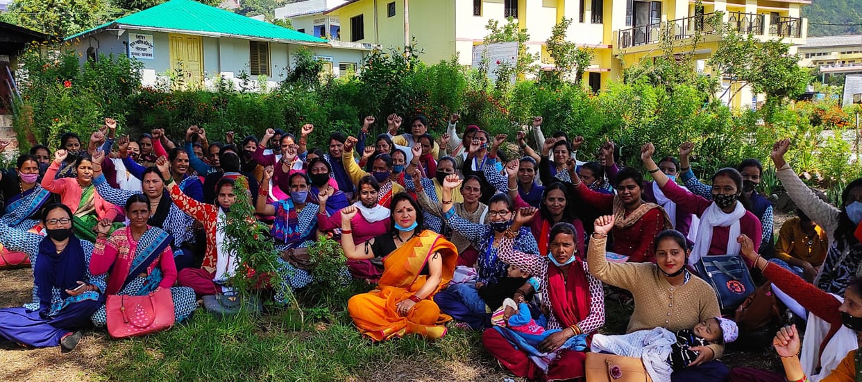 Dharana by Anganbadi Worker