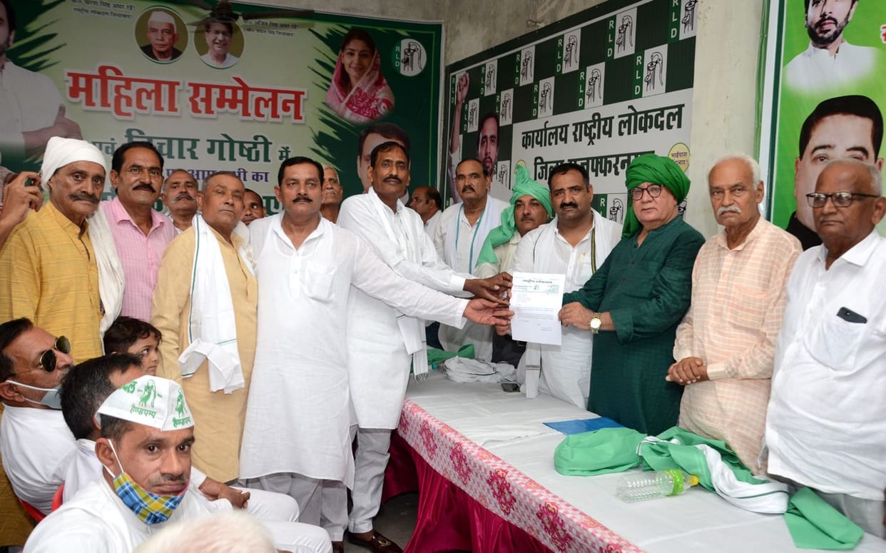 State President of Sainik Cell at Rashtriya Lok Dal Office Col Brahmpal