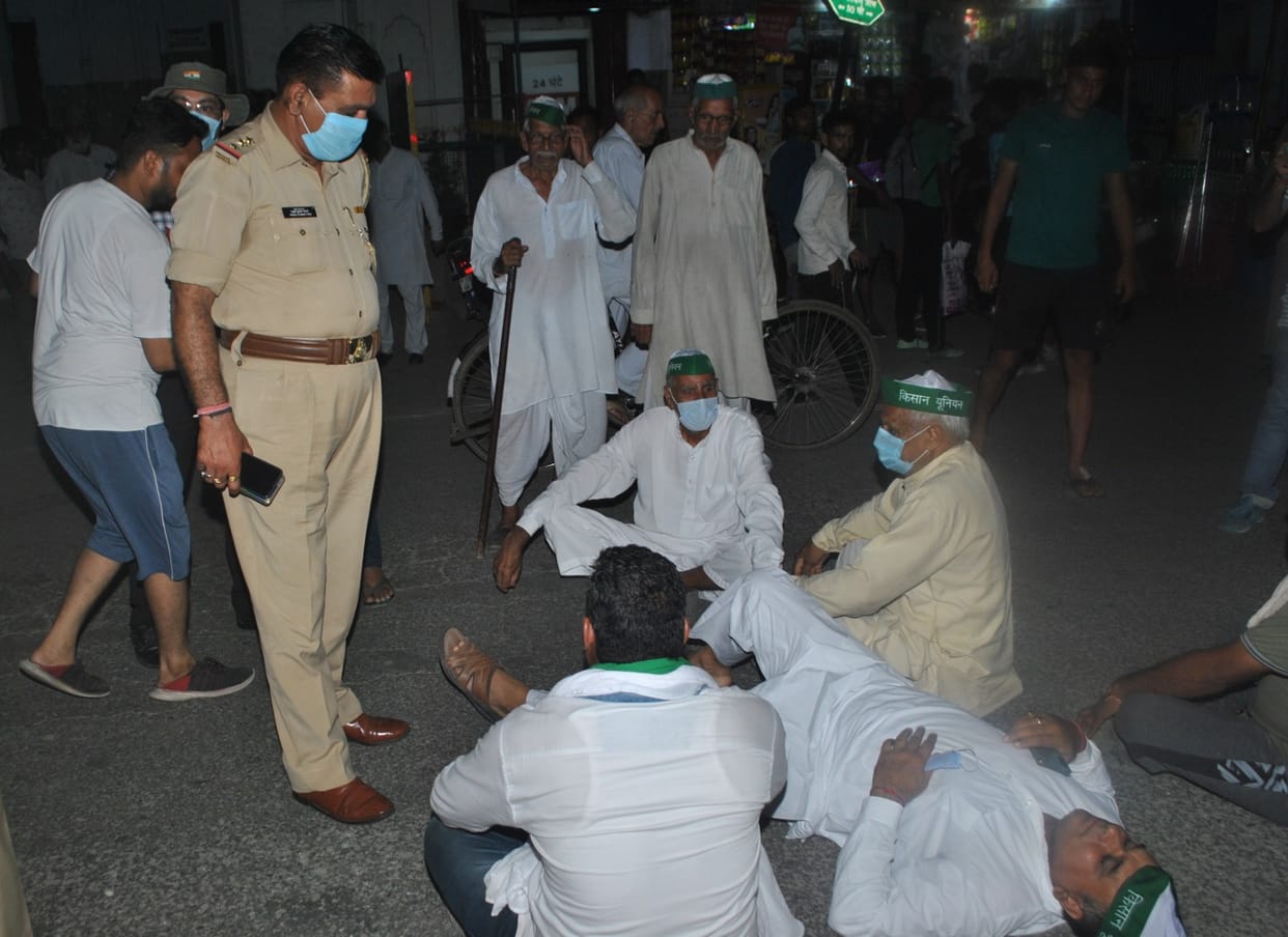 Kisan Union jammed over Lakhimpur Kheri incident