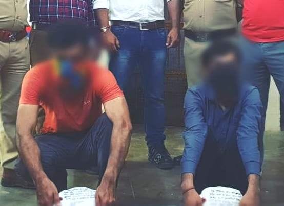 two smugglers arrested with charas
